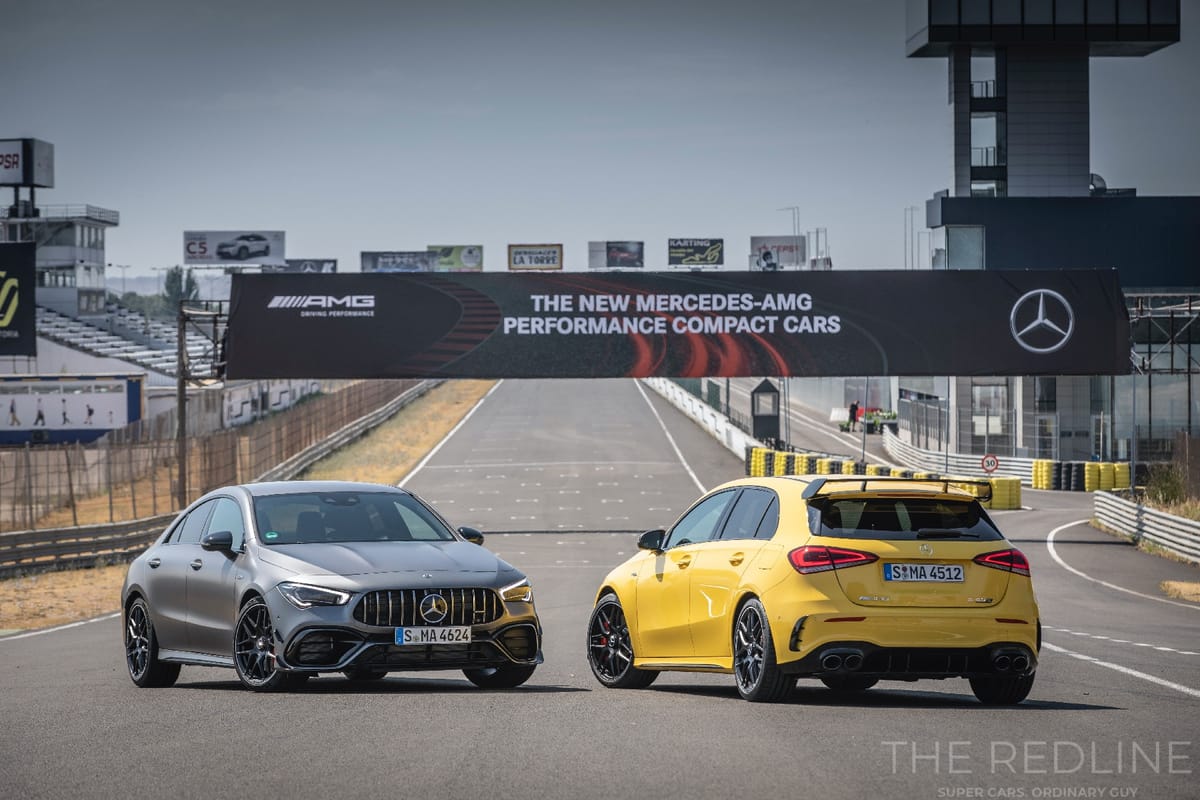 Bang! Pop! The AMG A45 and CLA45 are coming.